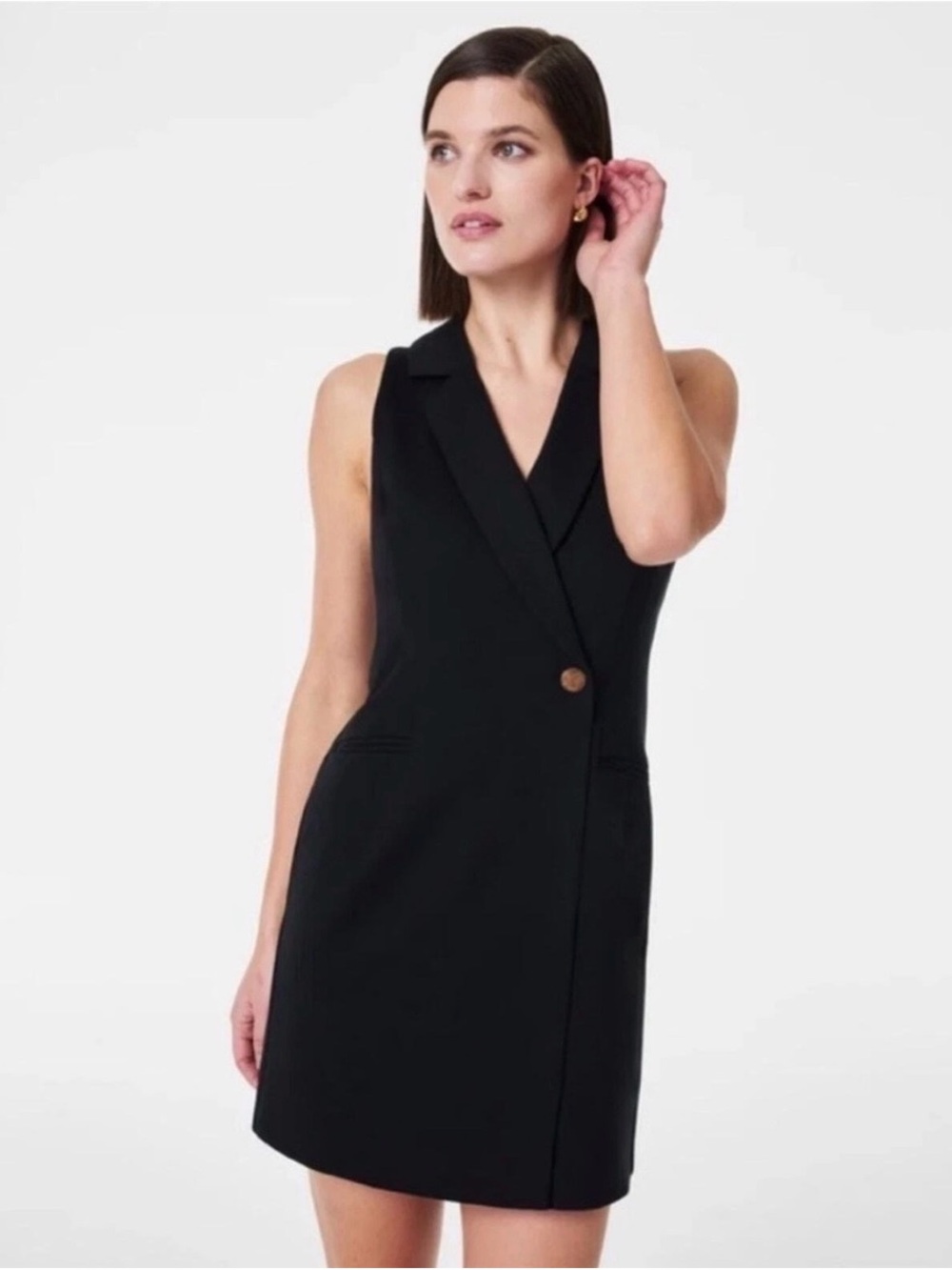 Spanx Dress The Perfect Vest Dress in Black Bundle of 2 Size 1X